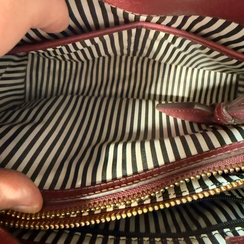 Kate Spade Burgundy Crossbody Bag - Picture 8 of 12